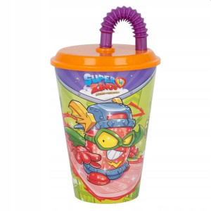 Bidon kubek dla dzieci ze słomką 430ml SUPER ZINGS