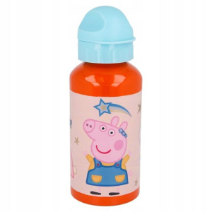 Bidon BPA FREE aluminiowy 500ml - Świnka Peppa