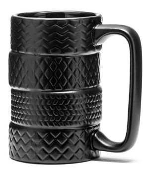 Duży kubek ceramiczny 450ml dla kierowcy 4 OPONY