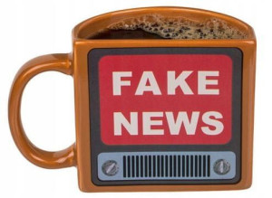 Ceramiczny kubek magiczny TELEWIZOR Fake News