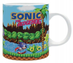 Duży oryginalny kubek SEGA 320ml SONIC Retro