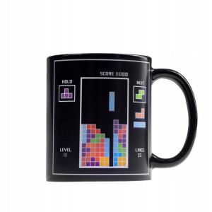 MAGICZNY KUBEK dla wielbicieli gier retro TETRIS