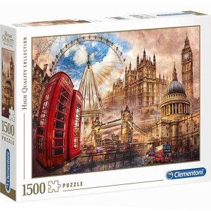 PUZZLE 1500 el. CLEMENTONI London Vintage
