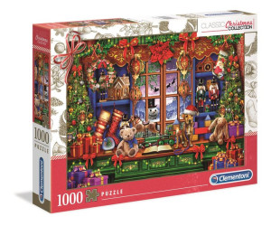 Duże PUZZLE 1000 el. CLEMENTONI Święta Christmas