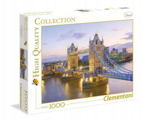 Puzzle 1000 el. CLEMENTONI Tower of London Bridge