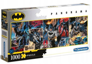 Duże PUZZLE 1000 el. CLEMENTONI - Panorama BATMAN