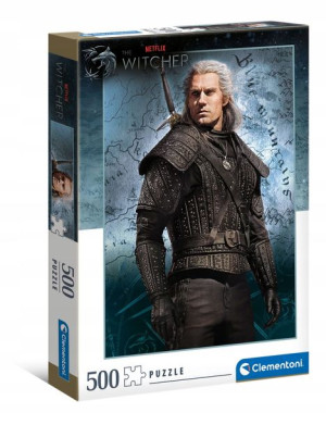 Duże PUZZLE 500 CLEMENTONI - The Witcher WIEDŹMIN