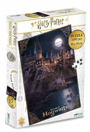 PUZZLE 1000 el. HARRY POTTER - Hogwarts nocą