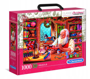 Duże PUZZLE 1000el. CLEMENTONI - Święta Mikołaj