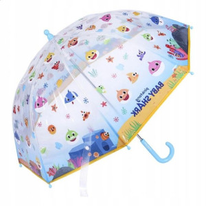 Parasol duża przeźroczysta parasolka BABY SHARK
