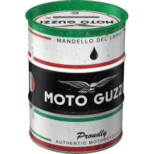 Metalowa Skarbonka Beczka Moto Guzzi Italia