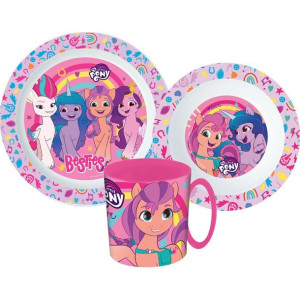 Zestaw 3 naczyń obiadowych mikrofali My Little Pony