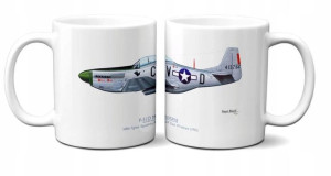 KUBEK 300ml Samolot P-51D Mustang 1945 UK JetJet