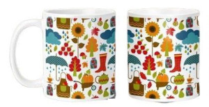 KUBEK 300ml Jesienne Klimaty Autumn Deszcz JetJet