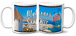 KUBEK 300ml Grecja Mykonos Summer Greece JetJet