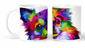 KUBEK 300ml Chichuahua Colour JetJet