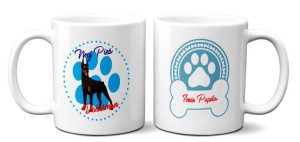 KUBEK 300ml Mój Pies Doberman + Imię Psa
