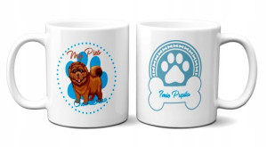 KUBEK 300ml Mój Pies Chow Chow + Imię Psa
