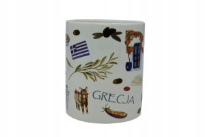 KUBEK 300ml Akwarele Grecja - Greece by JetJet