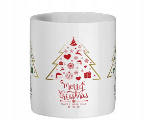 KUBEK Boże Narodzenie Merry Christmas Choinka b4-2