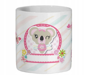 KUBEK dla Dziecka dzieci Panda v2 + IMIĘ - wzór1