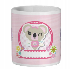 KUBEK dla Dziecka dzieci Panda v2 + IMIĘ - wzór3