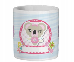 KUBEK dla Dziecka dzieci Panda v2 + IMIĘ - wzór4
