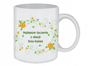 KUBEK ceramiczny 300ml 8 MARCA DZIEŃ KOBIET /ko139