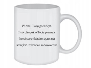 KUBEK 300ml z życzeniami na WALENTYNKI /ko146