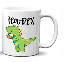 KUBEK 300ml - Dinozaur Tea-REX T-REX Green Dino