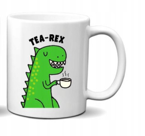 KUBEK 300ml - Dinozaur Tea-REX T-REX Green Dino v2