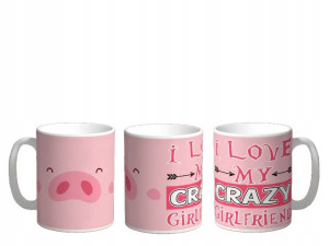 KUBEK Świnka Piggy v5 i love my crazy girlfriend