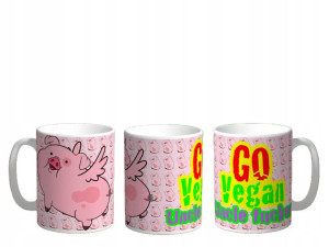 KUBEK Piggy v31 Świnka Piggy Go Vegan