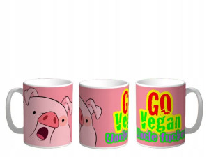KUBEK Piggy v39 Świnka Piggy Go Vegan