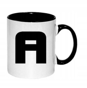 KUBEK 300ml Personalizowany LITERKA z Imienia