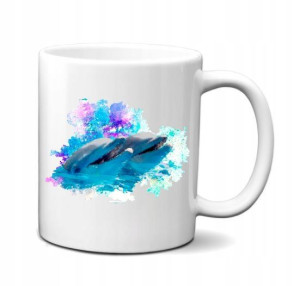 KUBEK 300ml Akwarele Art Watercolor OCEAN v11