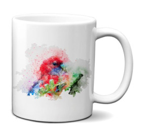 KUBEK 300ml Akwarele Art Animal Wild v9 Ptak Ptaki