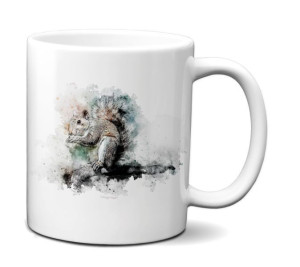 KUBEK 300ml Akwarele Art Animal Wild v13 Wiewiórka