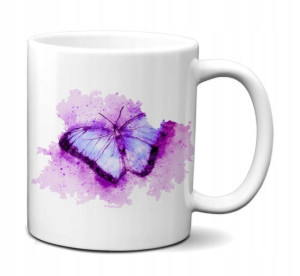 KUBEK 300ml Akwarele Art Animal Wild v31 Motyl