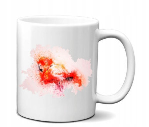 KUBEK 300ml Akwarele Art Animal Wild v25 Flaming