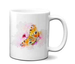 KUBEK 300ml Akwarele Art Animal Wild v47 Motyl
