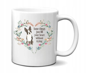KUBEK 300ml 'Psia Miłość' Bulldog Boston Terrier