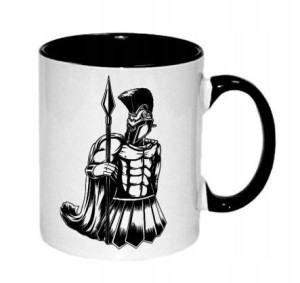 KUBEK 300ml Spartan Gladiator Warrior v6 black