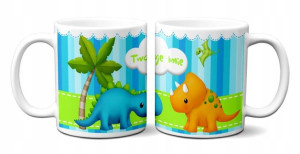 KUBEK dla Dziecka dzieci Dino KIDS3 + IMIĘ v3