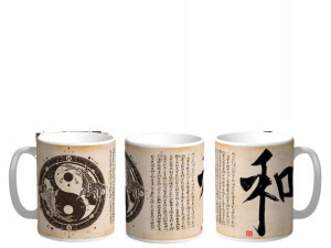 KUBEK Japoński Styl Japan Style Bushido Kanji v25