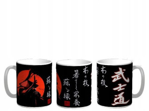 KUBEK Japoński Styl Japan Style Bushido Kanji v32