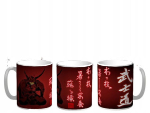 KUBEK Japoński Styl Japan Style Bushido Kanji v36