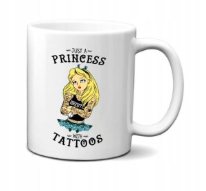 KUBEK 300ml dla Dziewczyny z tatuażem tattoo v1