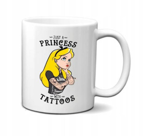 KUBEK 300ml dla Dziewczyny z tatuażem tattoo v2