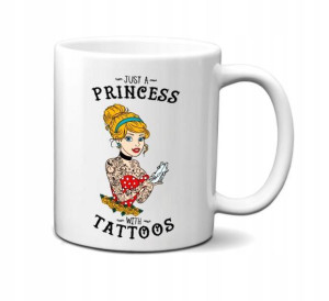 KUBEK 300ml dla Dziewczyny z tatuażem tattoo v8